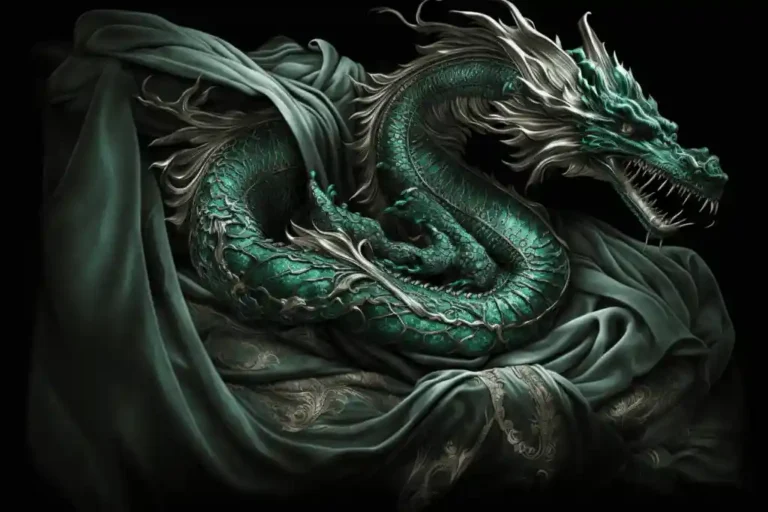 jade mythical dragon
