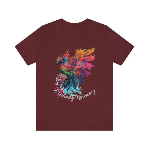 Phoenix Unisex T Shirt Maroon Color