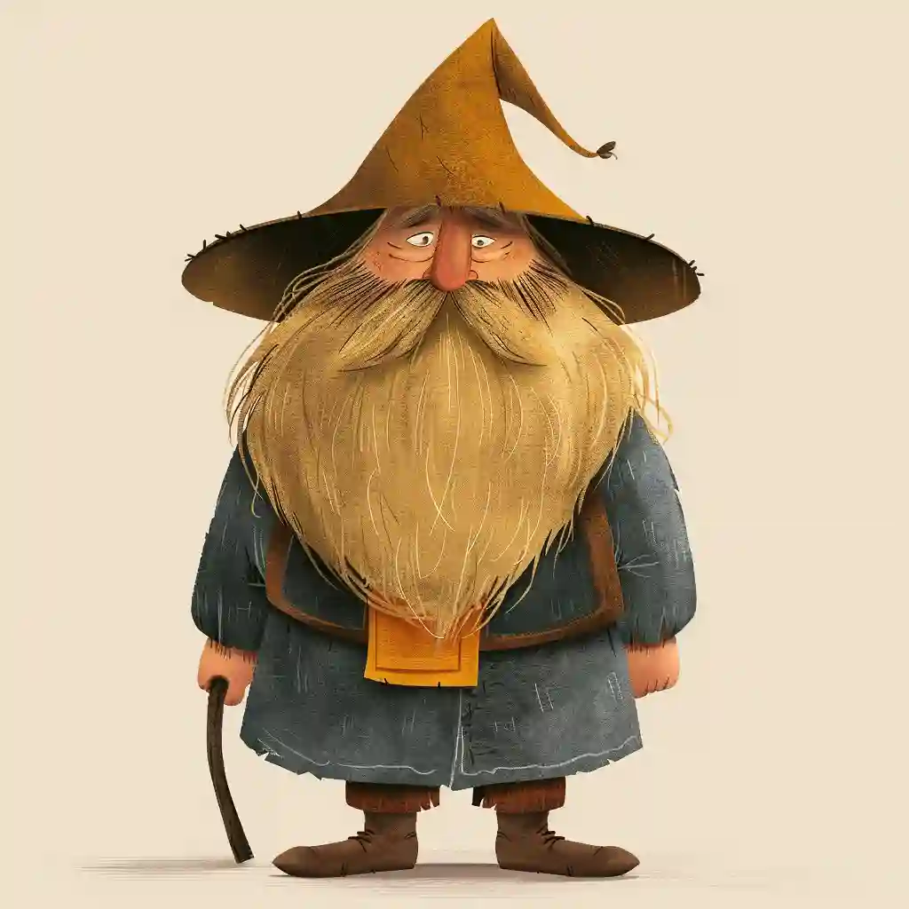 A Nisse, with its white beard
