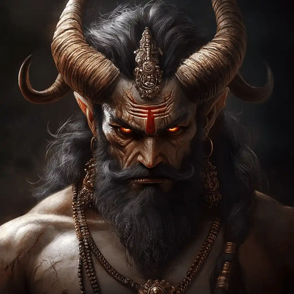 Brahmarakshasa close up