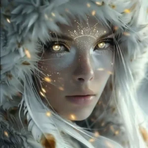 The Rå, an elemental force, in a moment of connection with nature
