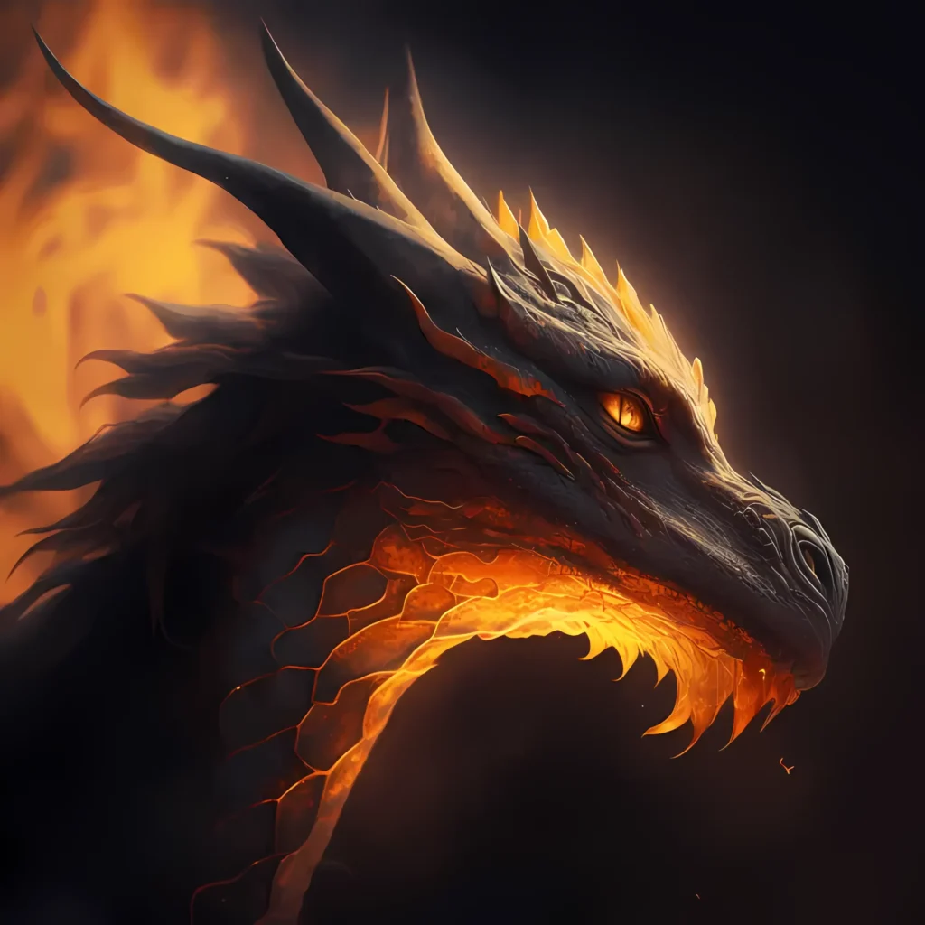 red dragon mythical creature