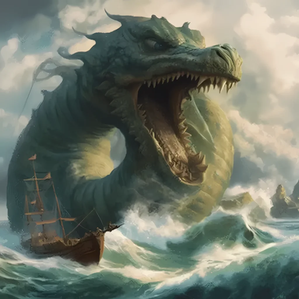 closeup shot of mythical creature jorgumondr