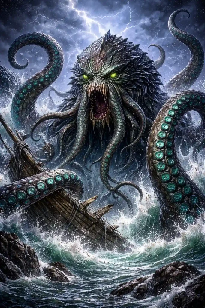 illustration of a kraken