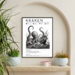 Kraken Modern Wall Decor Printable