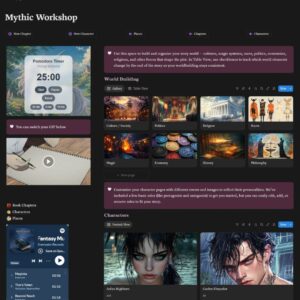 Mythic Workshop Notion Templates