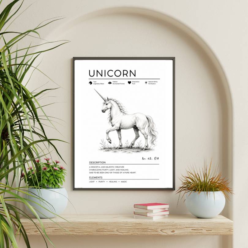 Unicorn Modern Wall Decor